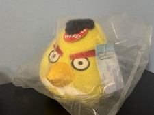 Angry Birds Chuck Plush New With Tags In Bag Commonwealth No Sound 5 in