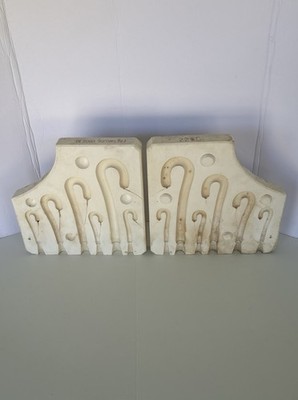 Vintage 1979 Duncan Christmas Candy Cane Ceramic Slip Mold DM-226C