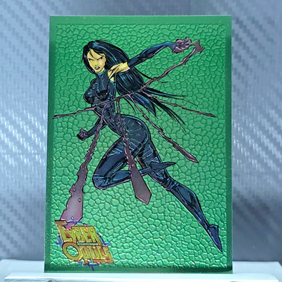 Cyblade 1995 Topps Cyber Force ALL-CHROMIUM CYBER OPTICS #A-8