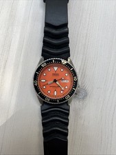 Seiko skx013 mod divers watch nh36 orange dial