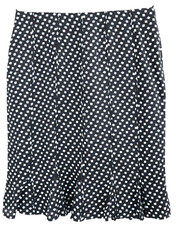 JONES NEW YORK Women's Light Silk Godet A-Line Skirt Geometric Multicolor 12