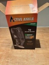 Active Ankle T2 Rigid Multi-Sport Ankle Brace -medium- Black Open Box