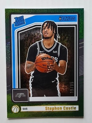 2024-25 Panini Donruss Rated Rookie Stephon Castle /85 #244