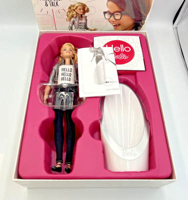 Hello Barbie Discontinued Rare Interactive AI Talking Doll New