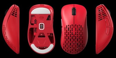 Pulsar Xlite v2 Wireless Mini Ergo Gaming Mouse All Red Edition RARE BRAND NEW 
