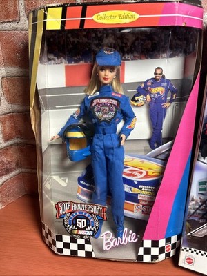 2 Mattel Hot Wheels Racing Dolls - Ashley Force Castrol Dragster