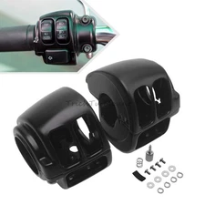 Handlebar Switch Button Housing Cover Bar Hand Control For Harley Sportster Dyna