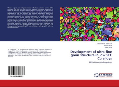Dasharath S. Mabrukar (u. a.) | Development of ultra-fine grain structure in...