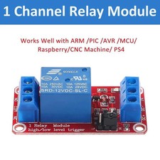 4Pcs DC 12V Relay Module 1 Channel Relay Board with Optocoupler Isolation Suppor