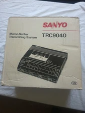 Sanyo TRC-9040 Memo Scriber Transcribing System Compact Cassette Tape Equipment