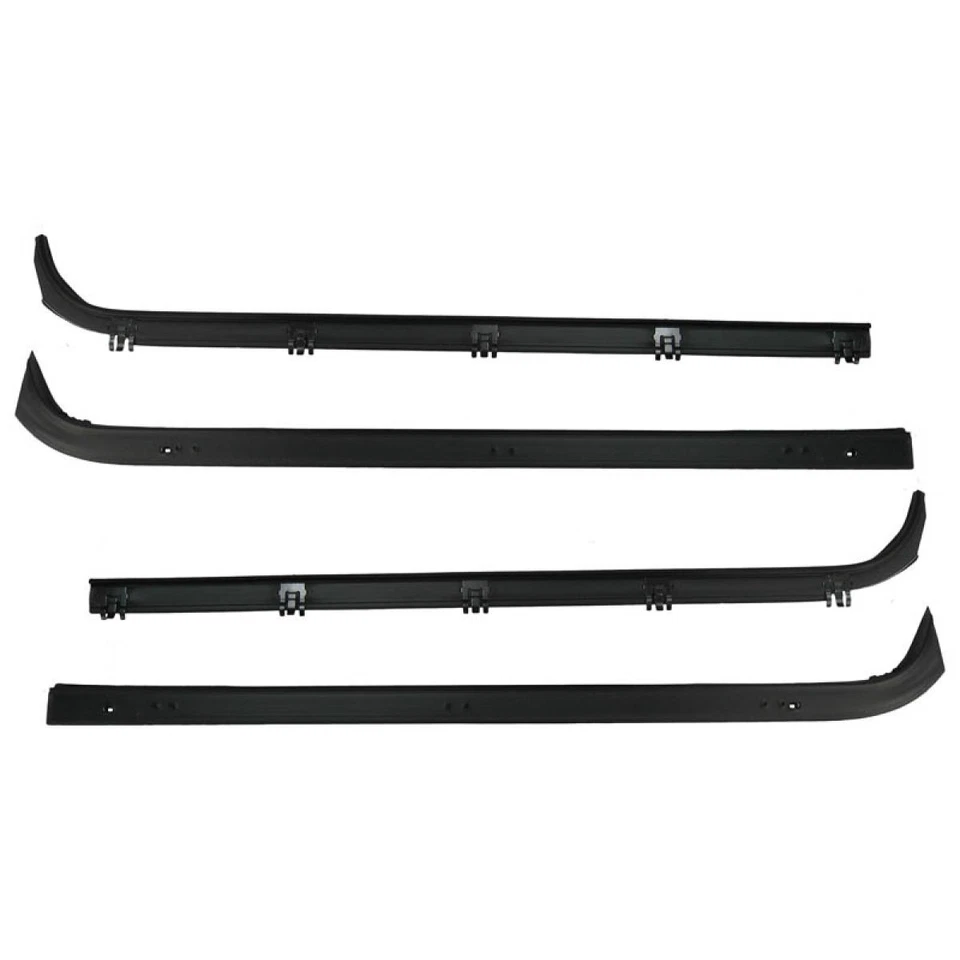 Kit de sellado delantero de fieltro de barrido de canal de funcionamiento de puerta y ventana para camioneta Ford 80-86 Foto 3 de 4