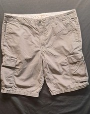 Dockers Men s Cargo Shorts Size 38 Gray Utility Pockets Outdoor Casual Comfort