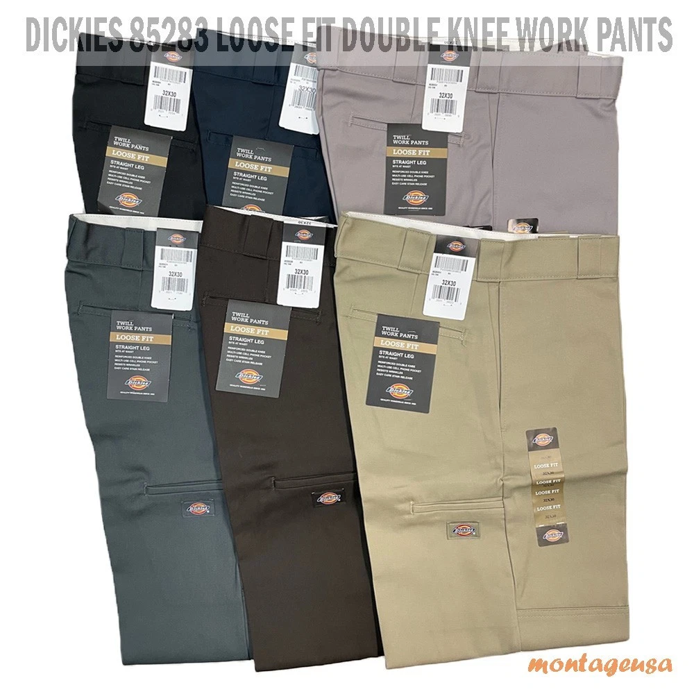 Dickies Men's 85283 Loose Fit Double Knee Cell Phone Pocket Uniform