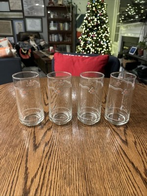 Corelle Coordinates English Breakfast Drinking Glasses Tumblers Set Of 4