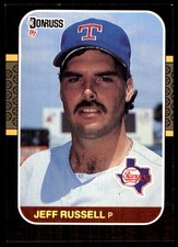 Jeff Russell 1987 Donruss #550 Texas Rangers MLB READ FREE SHIPPING AutographDen