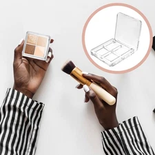 2 PCS Lipstick Container Paleta De Sombras Ojos Empty Eyeshadow Tray