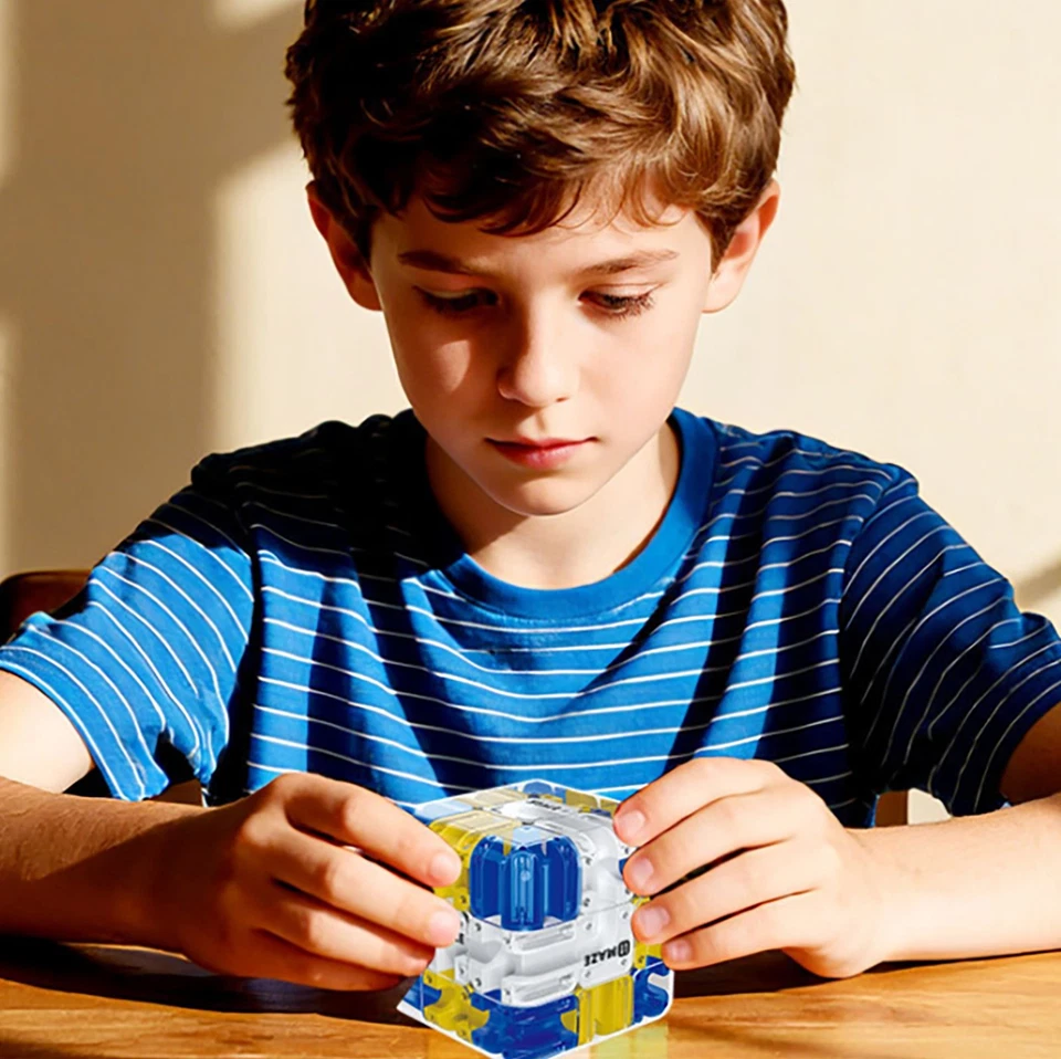 3D-Denkspiel Würfel – Herausforderndes Labyrinth für Kinder & Erwachsene - Bild 2 von 4