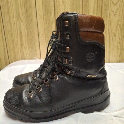 VTG Timberland 68040 World Hiker US 9.5 M Gore-Tex Boots Men's Black Leather