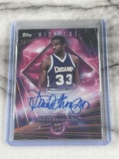 2025-26 Topps Midnight David Thompson Dark Matter Auto /75