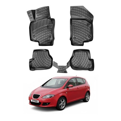 Fußmatten Automatten für Seat Altea 2004-2015 Schrägheck TPE Allwetter