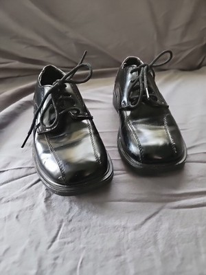 black dress shoes boys VENETTINI ACE59 BOYS SLIP ON BLACK LEATHER DRESS SHOE – Toesies Shoes main image 1