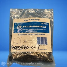 Etlin-Daniels Inc. DPE-375 Pack of 100 Snap-In Hole Plugs FNOB