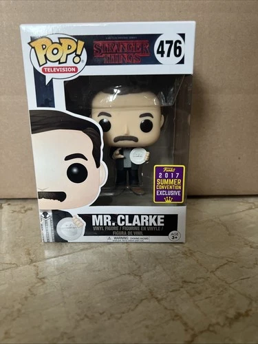 New ListingFunko Pop! TV Stranger Things Mr. Clarke 2017 Convention Exclusive #476