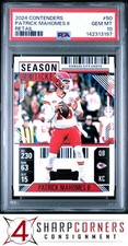 2024 PANINI CONTENDERS RETAIL #50 PATRICK MAHOMES II PSA 10