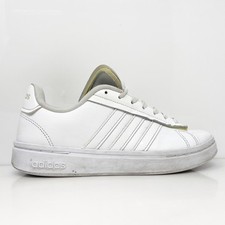 Adidas Womens Grand Court Alpha GX8166 White Casual Shoes Sneakers Size 7.5