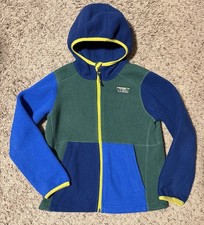 L.L. Bean Kids Colorblock Hooded zip up Moint...