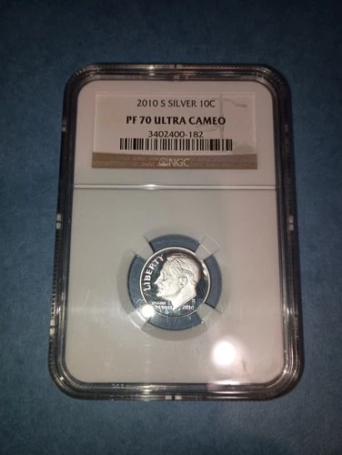 2010-S 10c Silver Roosevelt Dime - NGC PF 70 Ultra Cameo