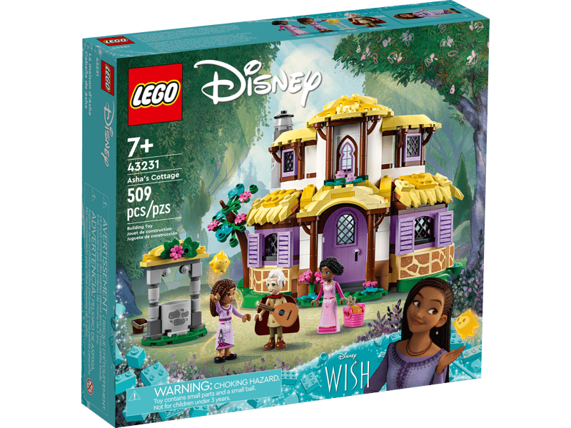 Lego Cottage Di Asha Wish Disney Con Personaggi No Colore - Immagine 2