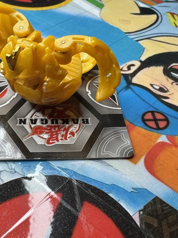 Bakugan Evolutions Aurelus Leonidas Rare - Yellow Gold - Spin Master - B300 - Image 4 of 4