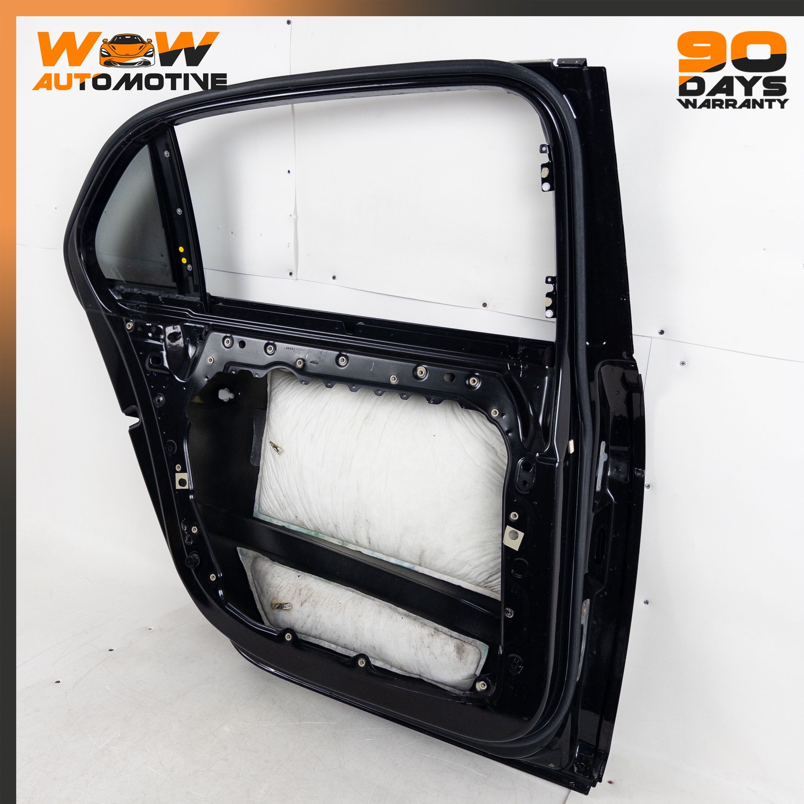 14-19 BENTLEY FLYING SPUR REAR LEFT DRIVER SIDE DOOR SHELL PANEL BLACK OEM