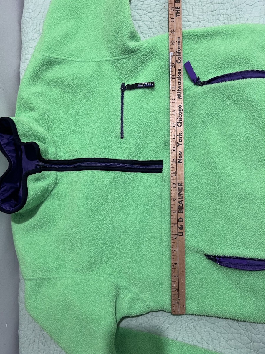 90s Vintage Patagonia Glissade Barney Purple GREEN Reversible