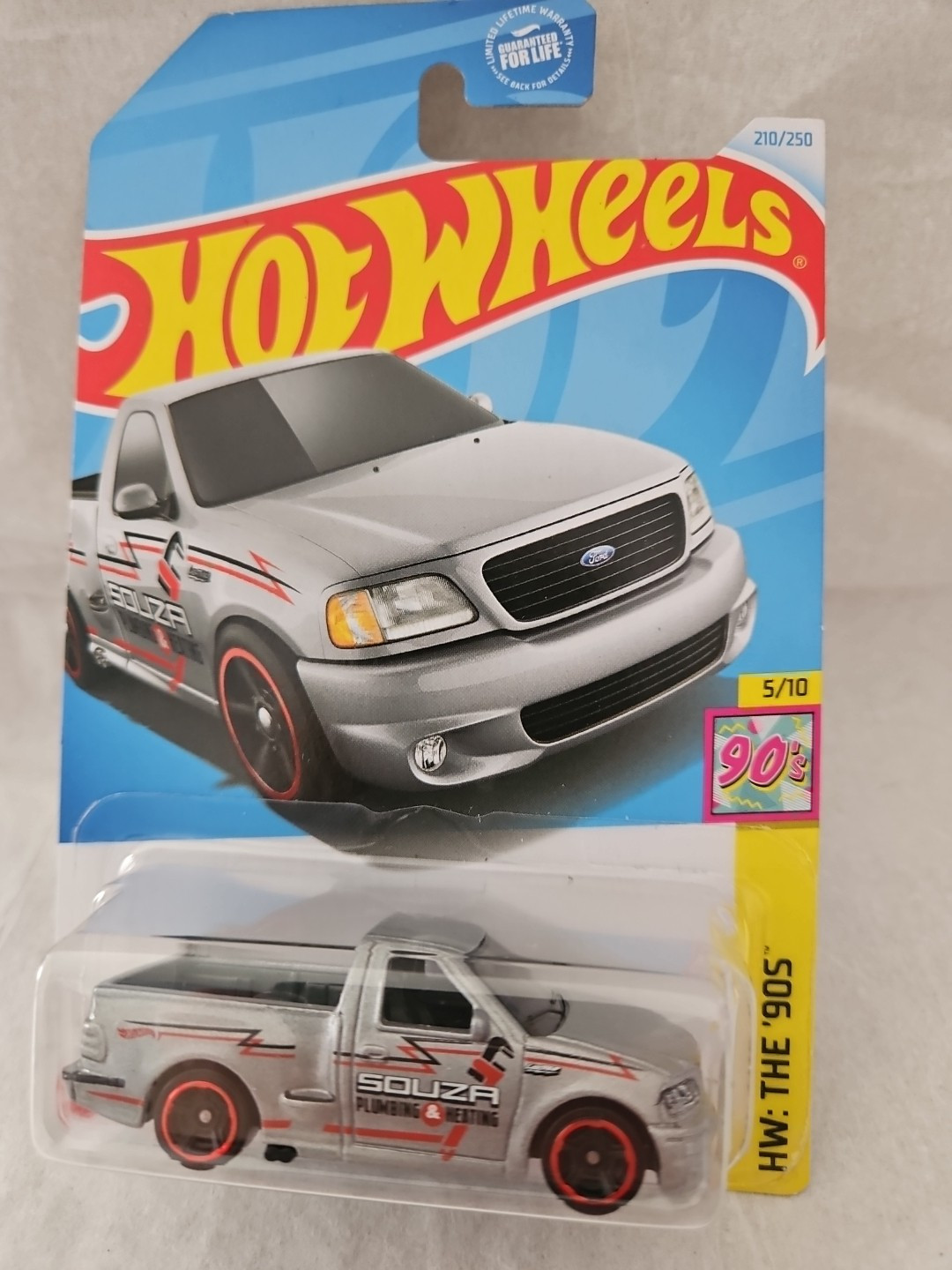 Hot Wheels 99 Ford F-150 SVT Lightning Gray Limited Edition 5/10