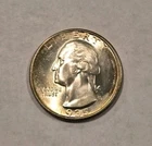 1935 Washington Silver Quarter. Very Sharp And Beautiful Gem BU++ Light Color