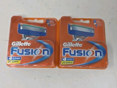 Gillette Fusion Rasierklingen-Nachfüllpackungen, 2 Packungen à 4