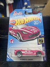 2017 Hot Wheels  14 Corvette Stingray HW Screen Time Barbie Pink 273/365