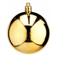 Weihnachtsbaumkugeln Krist+ Gold Pvc Ø 7 Cm 12 StüCk
