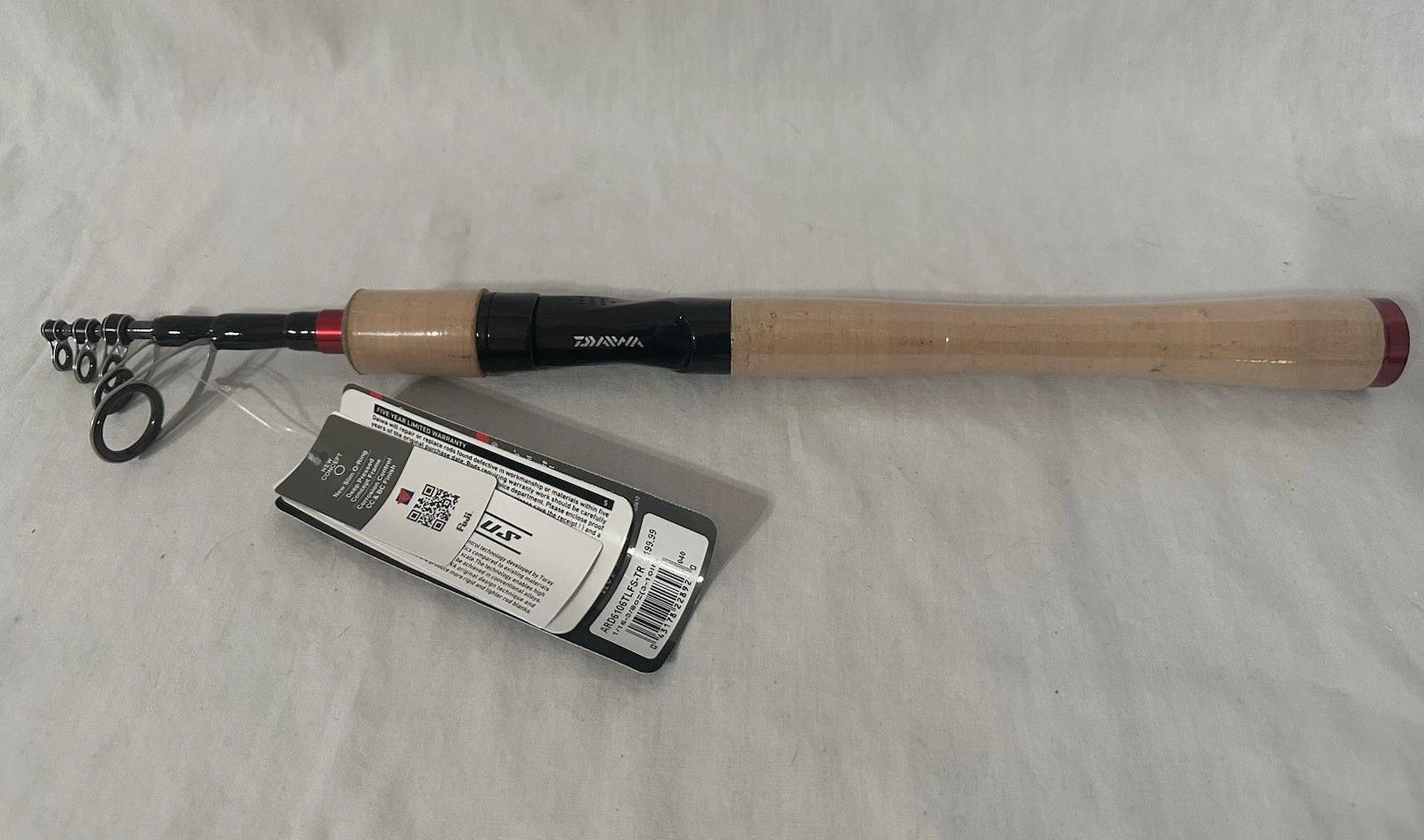 Daiwa Ardito Premium Telescoping Travel Spinning Rod, 6106TLFS *broken tip*
Opens in a new window or
