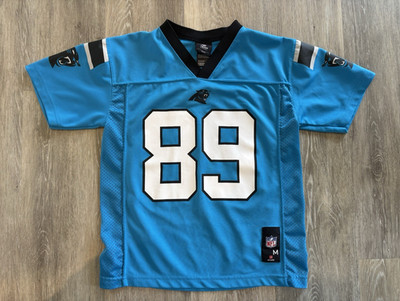 NFL Team Apparel Carolina Panthers Steve Smith #89 Boys M (10-12) Jersey
