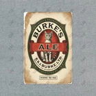 Vintage Burkes Ale Metal Sign Cat Beer Label Decor Collectible #44173