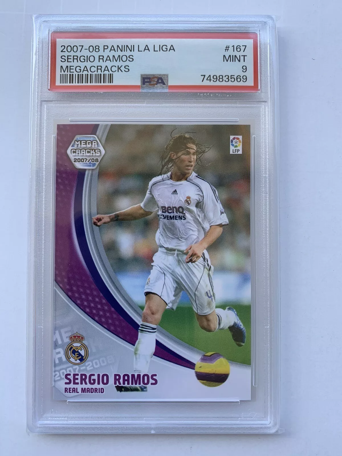 Sergio Ramos trading card