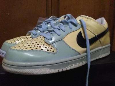 WOMENS 2005 NIKE SB DUNK LOW BEIGE METALLIC GOLD PATENT W11.5 M10 309324 | eBay