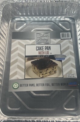 Cake Pan Half Size With Lid