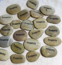 Special Offer : Engraved Stones: White/off white, Pink, Green, Natural, Black