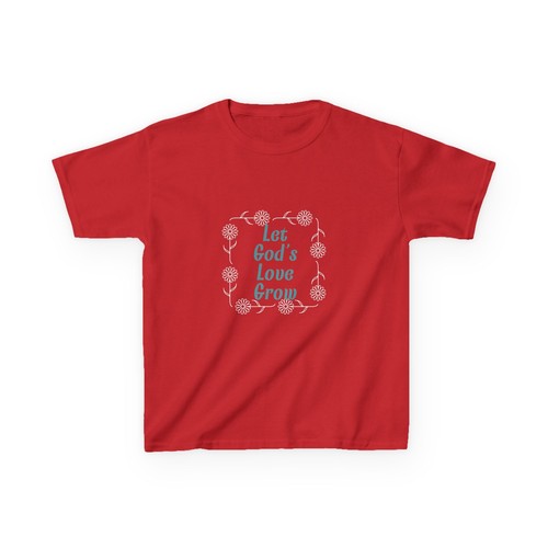 Let God's Love Grow Kids Heavy Cotton™ Tee - Picture 34 of 37