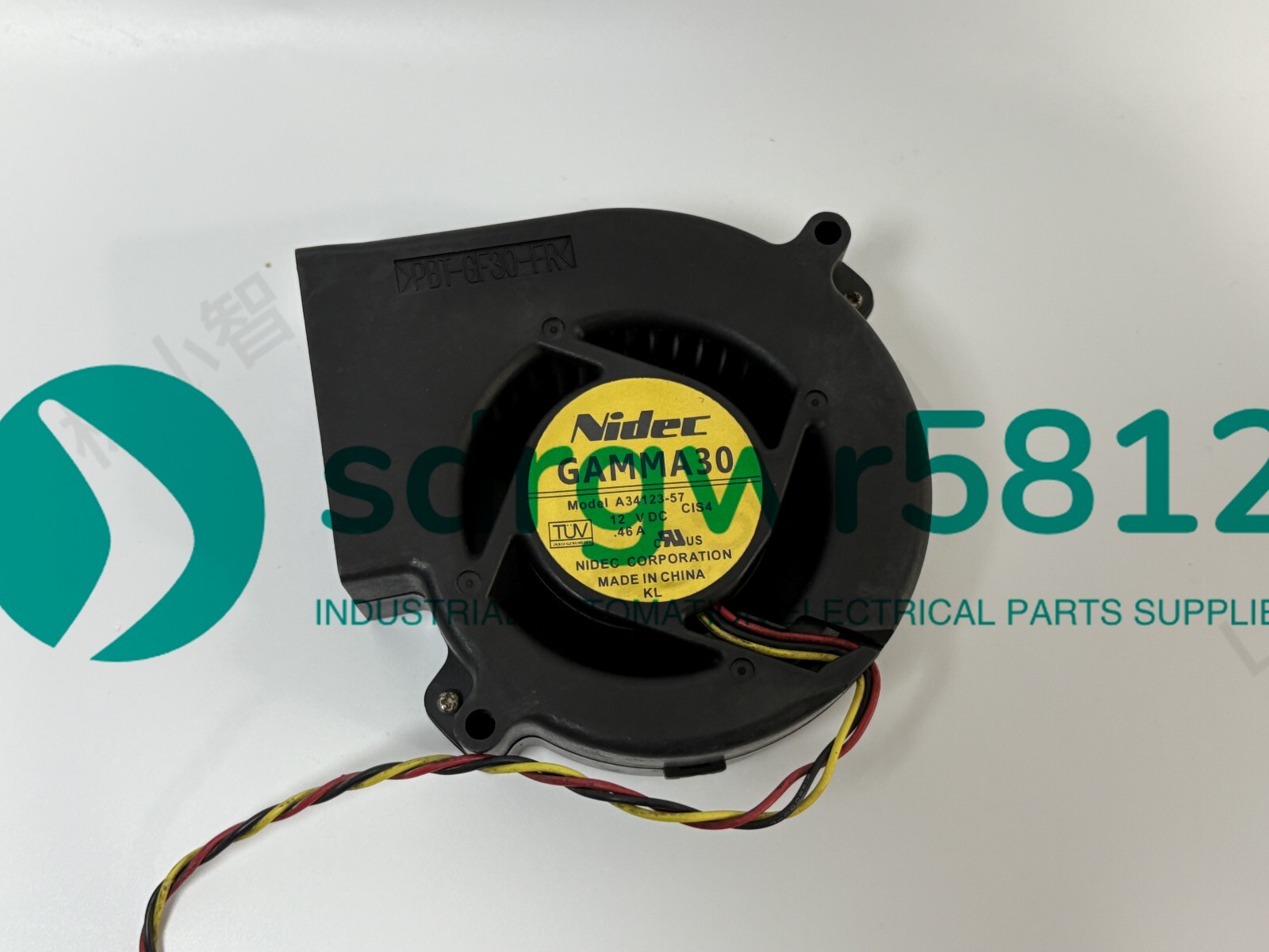 1PCS NEW Nidec A34123-57 Fan DC12V 0.46A 9733 97*97*33 3 wires Fast delivery