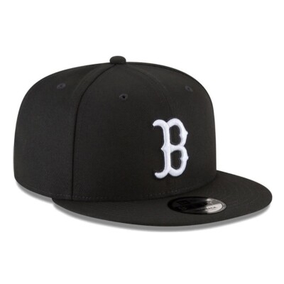 Brand New 9FIFTY Baseball Cap - MLB Boston Red Sox Basic Black Snapback Hat